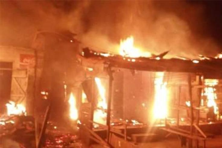 Another fire outbreak at Shiashie destroys over 100 kiosks