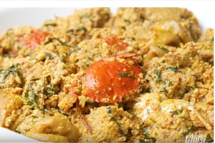 Assorted Egusi stew
