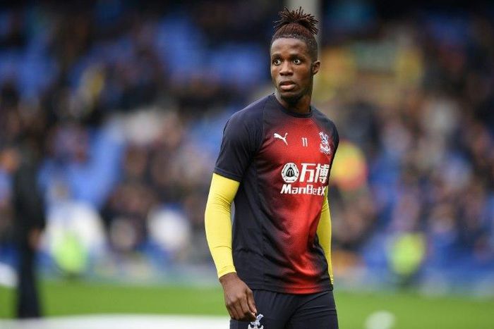 Crystal Palace's Wilfried Zaha has received abuse on social media