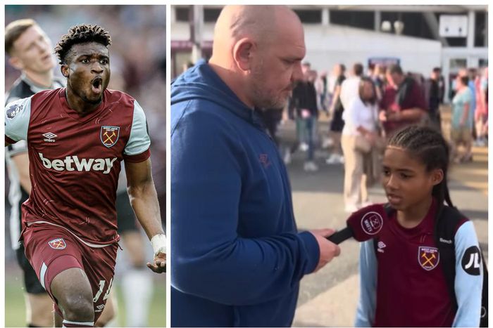 Video: Young West Ham fan appeals to David Moyes to star Mohammed Kudus