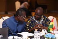 Executive Chairman of the JGC, Dr. Siaw Agyepong and deputy Agric Minister, Yaw Addo Frimpong