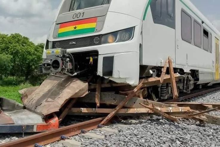 Inside story of how Ghana’s new train got involved in accident on a test run