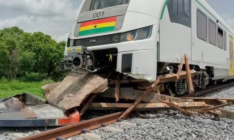 Inside story of how Ghana’s new train got involved in accident on a test run