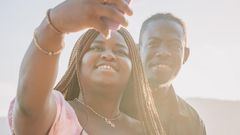 Couple taking a selfie [Image credit: PNW Production]