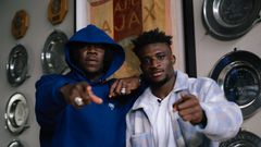 Video: Stonebwoy visits Kudus at Ajax; plays song with Angelique Kidjo for first time