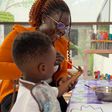 Miss Baaba, a passionate teacher at the Bloomings Montessori Pre-School