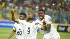 Ghana 4-3 Central African Republic: Jordan Ayew hat-trick powers Black Stars to victory