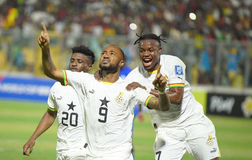 Ghana 4-3 Central African Republic: Jordan Ayew hat-trick powers Black Stars to victory