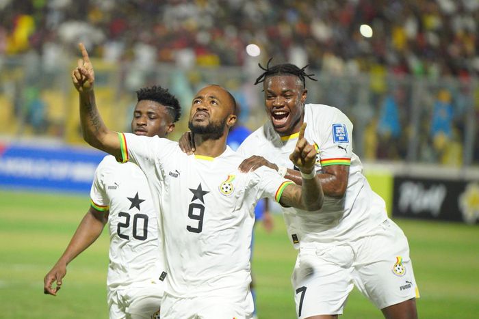 Ghana 4-3 Central African Republic: Jordan Ayew hat-trick powers Black Stars to victory