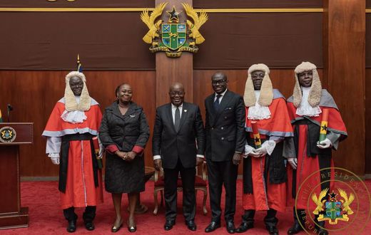 Nana Addo swears in Supreme Court judges