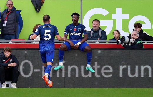 Kudus’ bicycle-kick goal against Brentford wins West Ham goal of the month