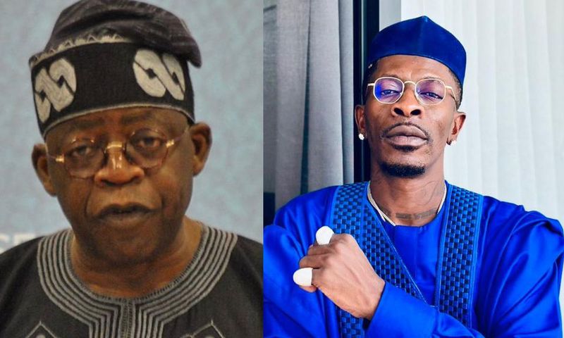 Tinubu and Shatta Wale