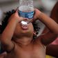 A child drinks bottled water in Reynosa, Mexico.Daniel Becerril/Reuters
