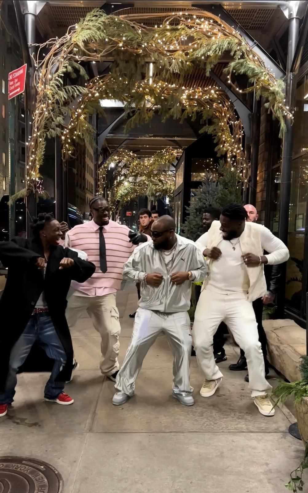 Mik and Davido at the New York Fashion Week