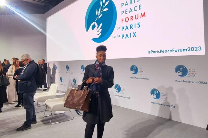 Ghana’s Harriet Nartey among African journalists at the 2023 Paris Peace Forum in France