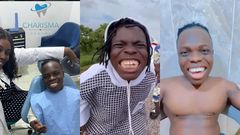 Shatta Bandle spotted with a big dent