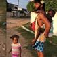 Wanlov and daughters, Ebony and Ama Mampi