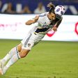 Swedish striker Zlatan Ibrahimovic of the Los Angeles Galaxy, shown scoring on a July header against Orlandio City, was named Major League Soccer Newcomer of the Year on Monday