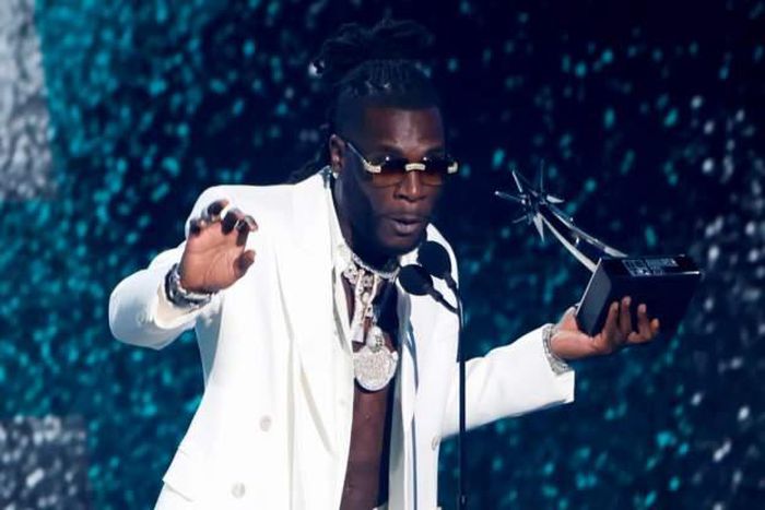 Burna Boy at the BET award