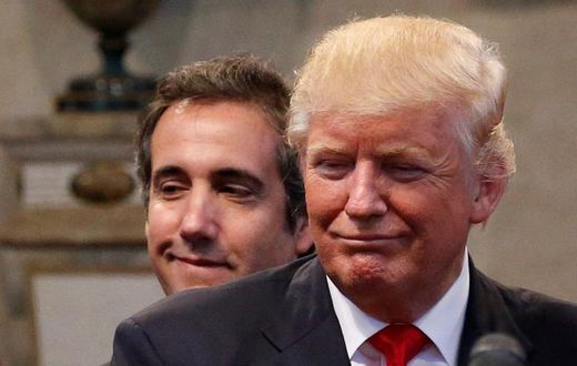 Michael Cohen and Donald Trump
