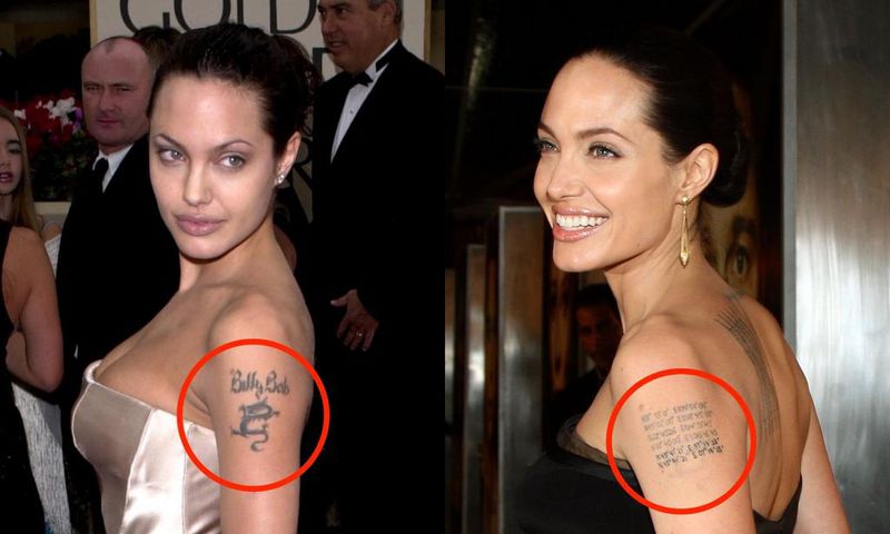 angelina jolie tattoos skitch