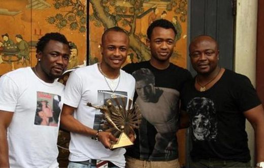 Rahim, Andre, Jordan and Abedi Pele (from left to right)