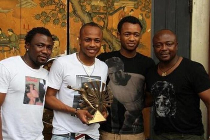 Rahim, Andre, Jordan and Abedi Pele (from left to right)
