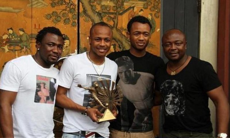 Rahim, Andre, Jordan and Abedi Pele (from left to right)