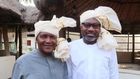 Femi Otedola with Aliko Dangote (NAN Photos)