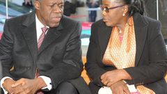 Matilda Amissah-Arthur, with Kwesi Amissah-Arthur