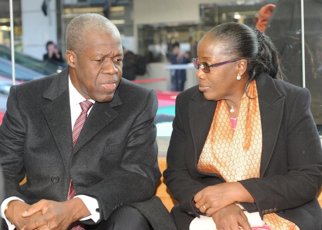 Matilda Amissah-Arthur, with Kwesi Amissah-Arthur
