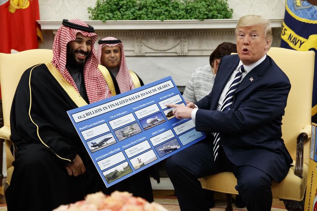 From selling a Saudi billionaire his 282-foot yacht to sword-dancing on his first international trip as president, Trump's ties with Saudi Arabia run deep