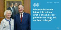 14 of George H.W. Bush's most presidential quotes