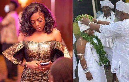 Nana Aba labels Nungua Wulomo as a 'paedophile' over his marriage  to 12-year-old girl