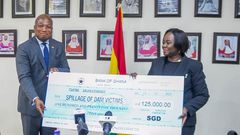 Ablakwa awestruck as Chief Justice, Judicial Service Donate GHS125k to Flood Victims