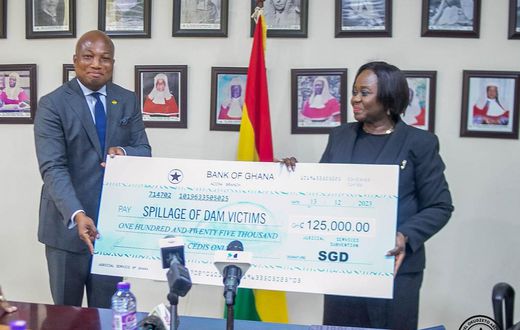 Ablakwa awestruck as Chief Justice, Judicial Service Donate GHS125k to Flood Victims