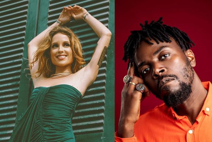 Liv North and renowned Ghanaian rapper, Kwaw Kese.