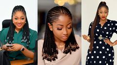 Anita Akuffo in braids