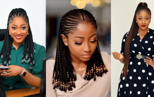 Anita Akuffo in braids