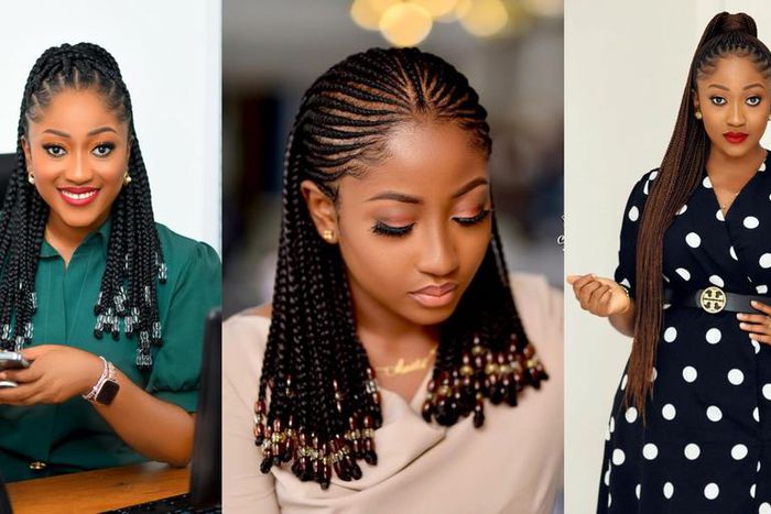 Anita Akuffo in braids