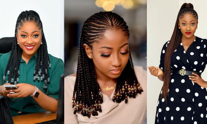 Anita Akuffo in braids