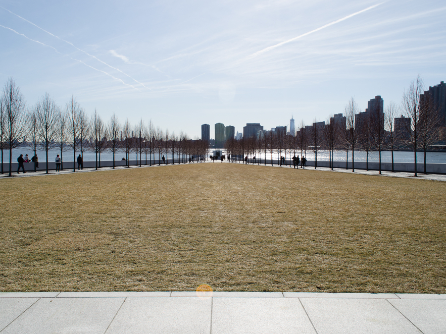 New Yorkers are paying upwards of $3,000 a month to live at the former home of an abandoned smallpox hospital and an insane asylum, and a walk through the secluded island only 250 yards from Manhattan makes it clear why