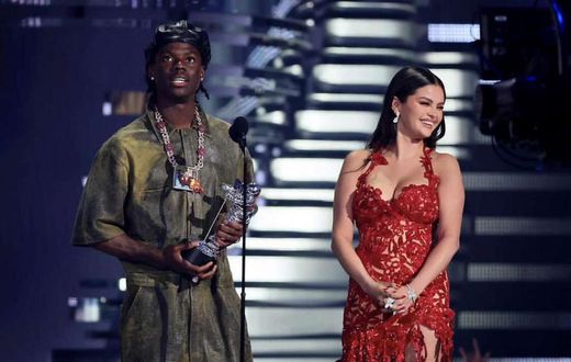Rema makes history with MTV VMA win with Selena Gomez, thanks Fela for starting Afrobeats