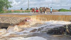 The incident, which began on Wednesday, June 5, 2024, also resulted in over 150 homes in Gomoa Mampong being flooded - Image Source : CitiNewsroom