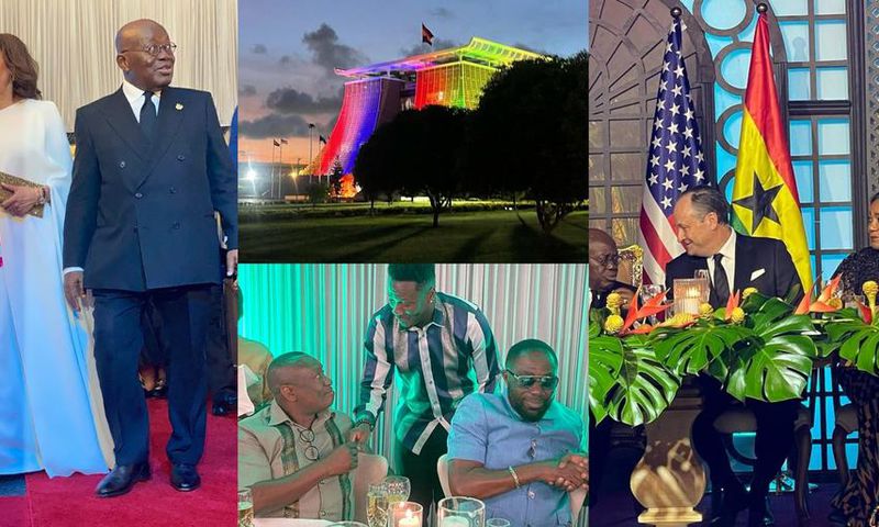 Scenes from the Jubilee House as Ghana hosts dinner for Kamala Harris