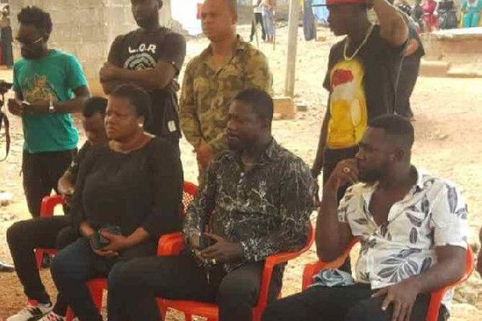 Bill Asamoah, Mercy Asiedu, Jones Agyeman and others visit family of the late Abass