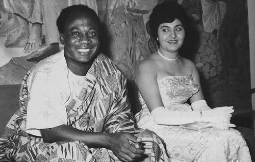 Osagyefo Dr Kwame Nkrumah with Fathia