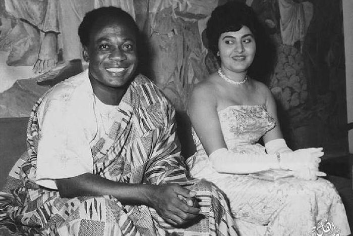 Osagyefo Dr Kwame Nkrumah with Fathia