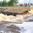 Accra-Winneba Highway collapses at Okyereko after contractor diverts river