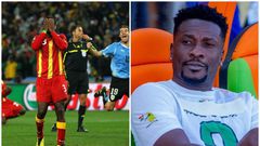 AFCON: Asamoah Gyan savagely hits back at Twitter troll over 2010 penalty miss